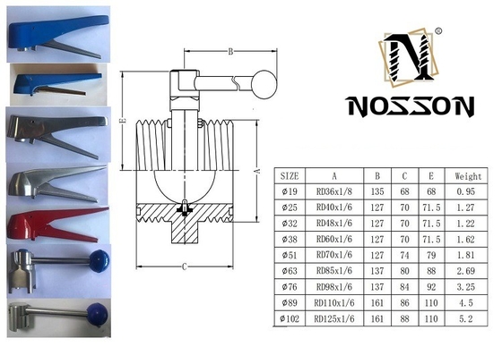 ISO9001 Certified SS304 SS316 Sanitary Stainless Steel Weld End Manual Type Butterfly Valve for Gas Media Distribution