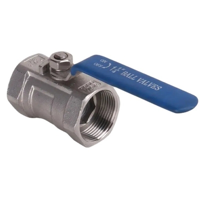 Customized PTFE Seal High Pressure Diaphragm Structure 1/4 Inch Stainless Steel 316 Ball Valve for Port Size ISO9001 Certified