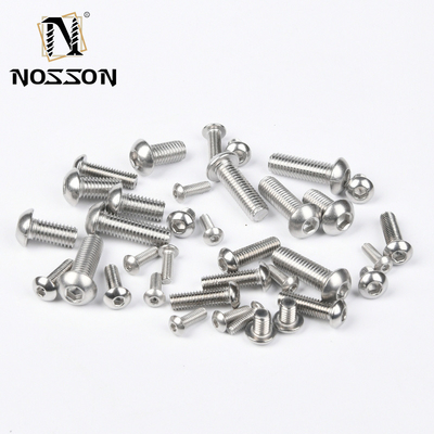 304 Stainless Steel Hexagonal Chamfer Corrosion Resistance Furniture Socket Screws and Bolts with ROUND Head DIN Standard