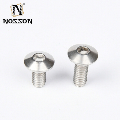 304 Stainless Steel Hexagonal Chamfer Corrosion Resistance Furniture Socket Screws and Bolts with ROUND Head DIN Standard