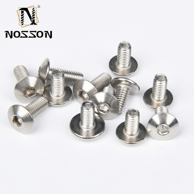 M2 M2.5 M3 M4 M5 M6M8 M10 M12 M14 M16 M18 M20 M24 M27 M30 Plain Finish Flat Head Hexagonal Furniture Socket Screws And Bolts