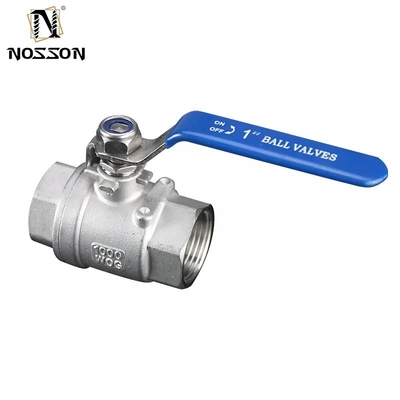2pc 2 way Internal Thread Ball Valve made of 304 316 Stainless Steel for Industrial Applications and Hydraulic Structure