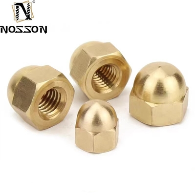 ISO Standard Carbon Steel Brass Acorn Nuts M3 M4 M5 M6 M8 M10 M12-M20 Metric Cap Nuts for Imperial Measurement System