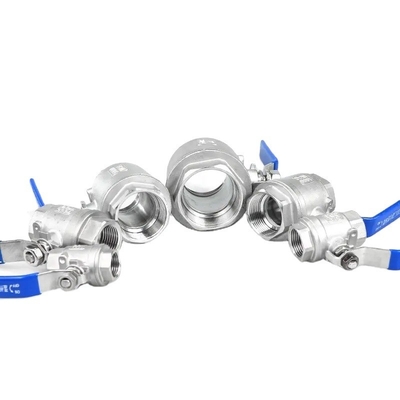 Lockable handle 2 way 1/2&quot; DN15 15mm manual pressure PN63 stainless steel ball valve for high pressure applications