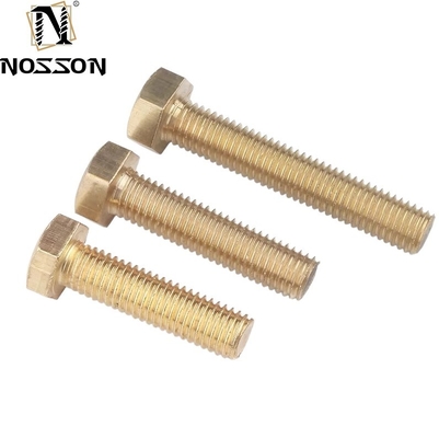 INCH Measurement System Brass/cooper Hex Bolt m3 m4 m5 m6 m8 m10 m12 m14 m16 m20 with ANSI Standard