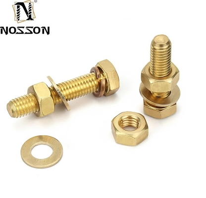 INCH Measurement System Brass/cooper Hex Bolt m3 m4 m5 m6 m8 m10 m12 m14 m16 m20 with ANSI Standard