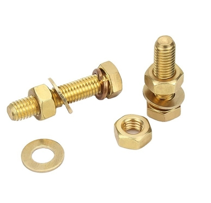 INCH Measurement System Brass Hex Head Bolt M3 M4 M6 M8 M10 for Fastener Production Plant
