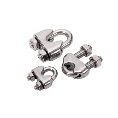 Stainless Steel Wire Rope Clip Clamp in Metric Measurement for 4.6mm 7.9mm 10mm and 12mm Applications