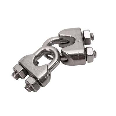 ZINC Finish Metric Measurement System 304 3mm Stainless Steel Wire Rope Clamp for General Industry Applications
