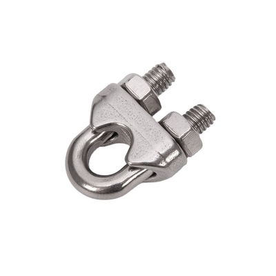 Double Pipe Clamps DIN741 for General Industry Manufacturing Customized Support OEM Stainless Steel Wire Rope Clip