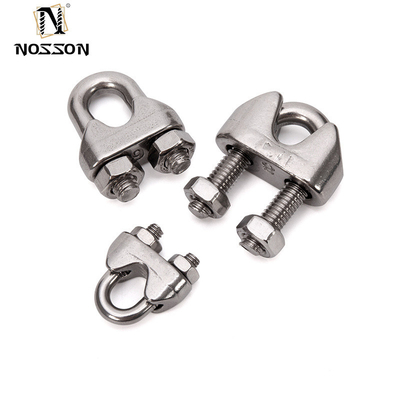 Double Pipe Clamps DIN741 for General Industry Manufacturing Customized Support OEM Stainless Steel Wire Rope Clip