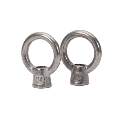 A4-80 DIN 304 Stainless Steel Ring Shaped Lifting Eye Nut 5/16&quot; with Metric Measurement System
