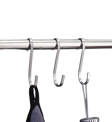 Stainless Steel S Hooks with Black Oxide Finish INCH Measurement System and Heavy-Duty Design