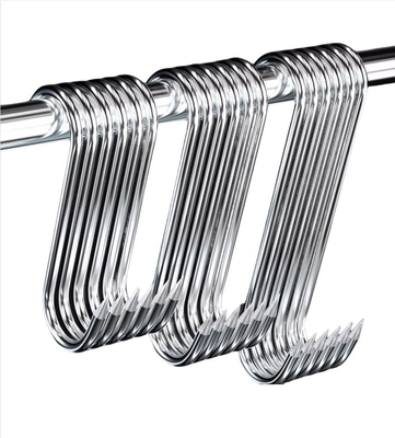 Metric Blue Anodized S Shaped Metal Hooks for Kitchen Cabinet Display m1.6 m2 m2.5 m3 m4 m5 m6 m8 m10 m12 m14 m16 m20