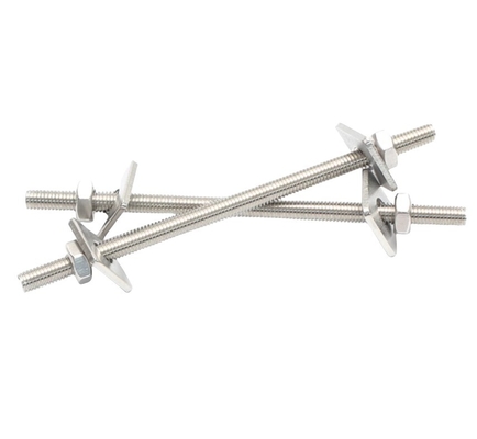 Extended Double Head Bolt Threaded Rod System of Measurement Stainless Steel Wall Threading Screw and Nut Set M6 M8 M16