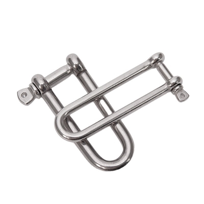 Polished Stainless Steel Heavy Duty Spreader Lifting Ring D Shackle Horseshoe Buckle Metric Measurement Bolt Type