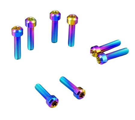 Metric Measurement System Motorcycle Engine Bolt with Torx Round Head and ZINC Finish ANSI/ASME Standard Gr5