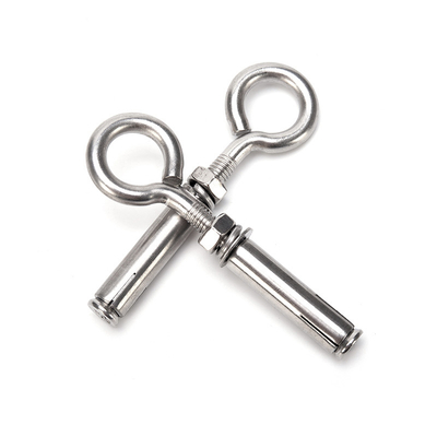 M6 M8 M10 M12 M14 M16 M20 Round Head Style Stainless Steel 304 Hardware Fitting Fine Pitch Hook with Nut Eye Bolt