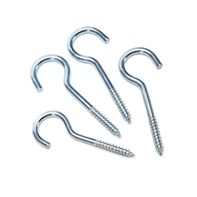 JIS Standard M1.6 M2 M2.5 M3 M4 M5 M6 M8 M10 M12 M14 M16 M20 Special Triangle Shape Eye Hook Screw with ZINC Finish and Open Eyes