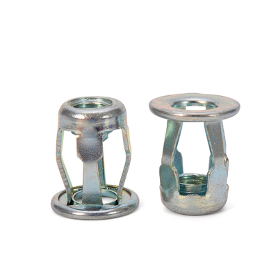 Galvanized Metric Measurement System Steel Flange Head Nut Blind Threaded Inserts Nutserts Molly Jack Rivet Nut for Hollow Wall Sleeve