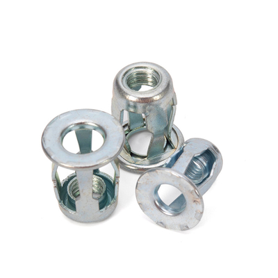 Galvanized Metric Measurement System Steel Flange Head Nut Blind Threaded Inserts Nutserts Molly Jack Rivet Nut for Hollow Wall Sleeve