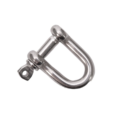 Metric Measurement System Stainless Steel High Polished Safety Captive Screw Pin DEE SHACKLES SS304 SS316 D Shackle