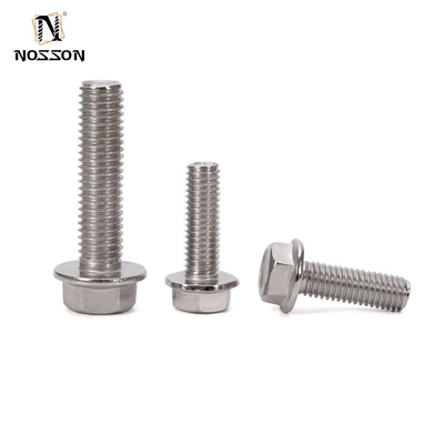 Stainless Steel Carriage Bolts with Flange Face Anti-slip Screws DIN 251 Hex Socket Flange Cap Head Screws