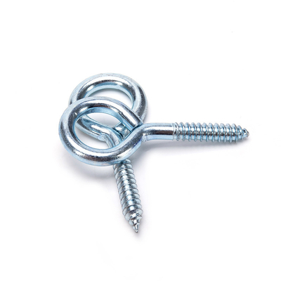 Carbon Steel Open Eye Hook Screw for DIN Standard INCH Measurement System m1.6 m2 m2.5 m3 m4 m5 m6 m8 m10 m12 m14 m16 m20