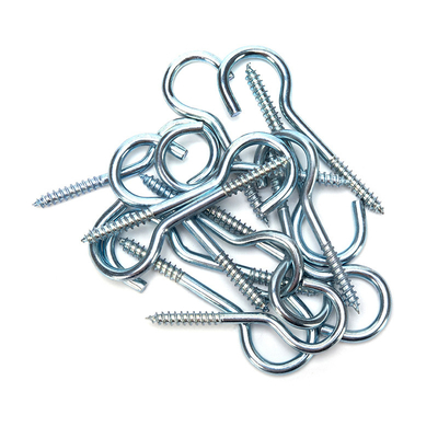Customized Applications Try Our Stainless Steel Plain Finish Metric Size Plastic Anchor and Zinc Plated Screw Hook Kit