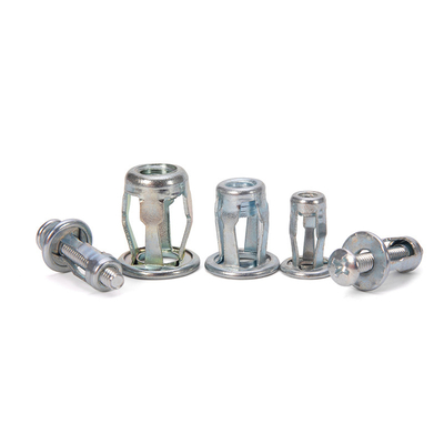 Galvanized Zinc Jack Nut Q-Fold-Nut Short M8 Auto Parts Instock for International Market