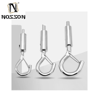 Metric Measurement System Zinc Finish Ceiling Hang Buckle with J-Iron Nickel-Plated Steel Wire and Thread Security Hook