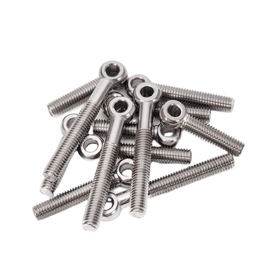 Stainless Steel DIN Standard Swing Fish Round Eye Bolt and Wing Nut for Lifting Applications M2 M3 M4 M5 M10 M12 M24