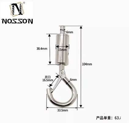 Food Beverage Grade DIN Certified Wire Rope Clamp for Marine Applications 4.6mm 7.9mm 10mm 12mm