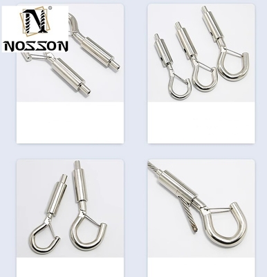 Food Beverage Grade DIN Certified Wire Rope Clamp for Marine Applications 4.6mm 7.9mm 10mm 12mm