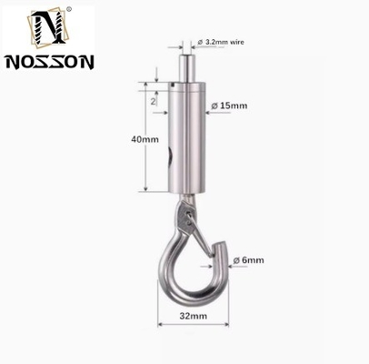 Food Beverage Grade DIN Certified Wire Rope Clamp for Marine Applications 4.6mm 7.9mm 10mm 12mm