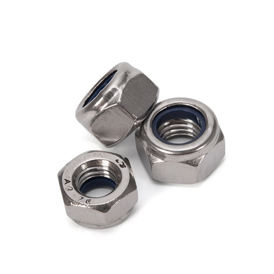 Metric Measurement System DIN985 DIN 982 Nyloc Nylon Nylock Lock Nut Nuts for Machine Parts Plain Finish Carbon Steel