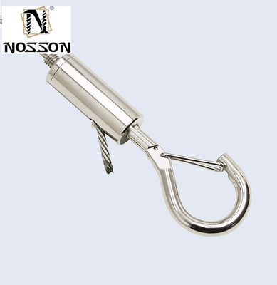 Electrolytic Treatment 8mm-50mm Stainless Steel Double End Bolt Snap Hook Carabiner for Dog Leash Scuba Accessories