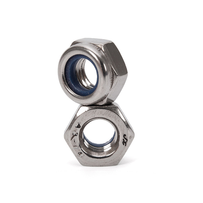 Metric Measurement System DIN985 Stainless Steel A2 A4 M6 Zinc Plated Hex Nylon Insert Lock Nuts for General Industry