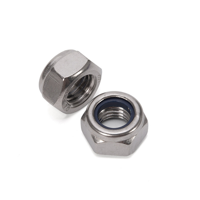 Metric Measurement System DIN985 Stainless Steel A2 A4 M6 Zinc Plated Hex Nylon Insert Lock Nuts for General Industry