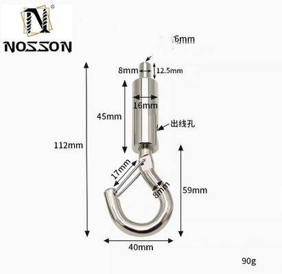 General Industry Performance Stainless Steel Wire Rope Safety Hook 4.6mm 7.9mm 10mm 12mm with Optimal Design and Durability