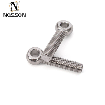 Metric Measurement System DIN Standard Galvanized Round Head Eye Bolt with Custom Fastener Screws and SS304 Material