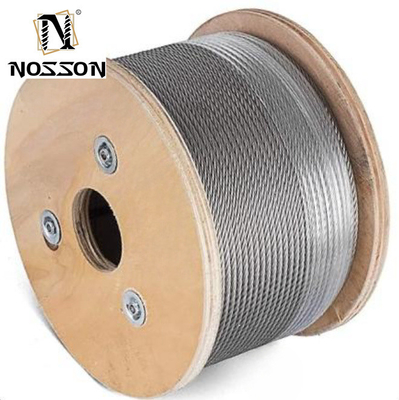 Outdoor Cable Gripper Highly Polished 304 316 Stainless Steel Wire Rope in Customized Color for Various Applications