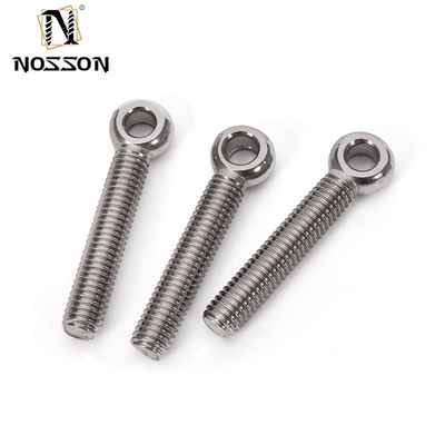 Steel Wood Tapping Bolt Eye Screw with Welded Ring Hook in 304 Stainless Steel Material and Metric Measurement System