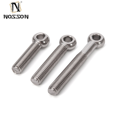 Steel Wood Tapping Bolt Eye Screw with Welded Ring Hook in 304 Stainless Steel Material and Metric Measurement System
