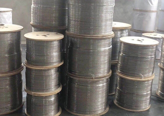 Customized Color Stainless Steel Rigging Railing Rope Wire Cable for Plant Climbing Clothesline and Fence Shade Sail
