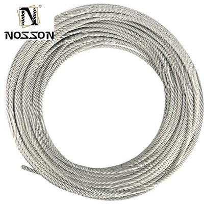 Customized Color Stainless Steel Rigging Railing Rope Wire Cable for Plant Climbing Clothesline and Fence Shade Sail