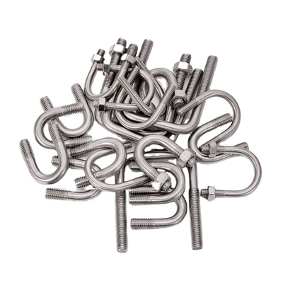 ZINC Finish Custom Size Galvanized U Bolts Steel m3 m4 m5 m6 m8 m10 m12m16 m20 for Construction Projects