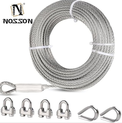 Upgrade Your Cable Management with Customized Size Cable Gripper and Durable Stainless Steel Wire Rope 7x19