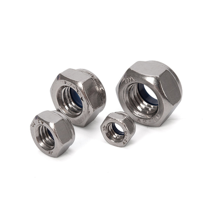Healthcare Metric M5 5/16 Self-Locking Hexagon DIN985 Stainless Steel 304/316 Nylon Insert Lock Nut for Heavy Industry