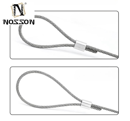 M6 1.6-5.5mm Sea Commercial Longline Single Double Saltwater Crimping Aluminum Fishing Crimps Sleeve with GB Standard Saltwater